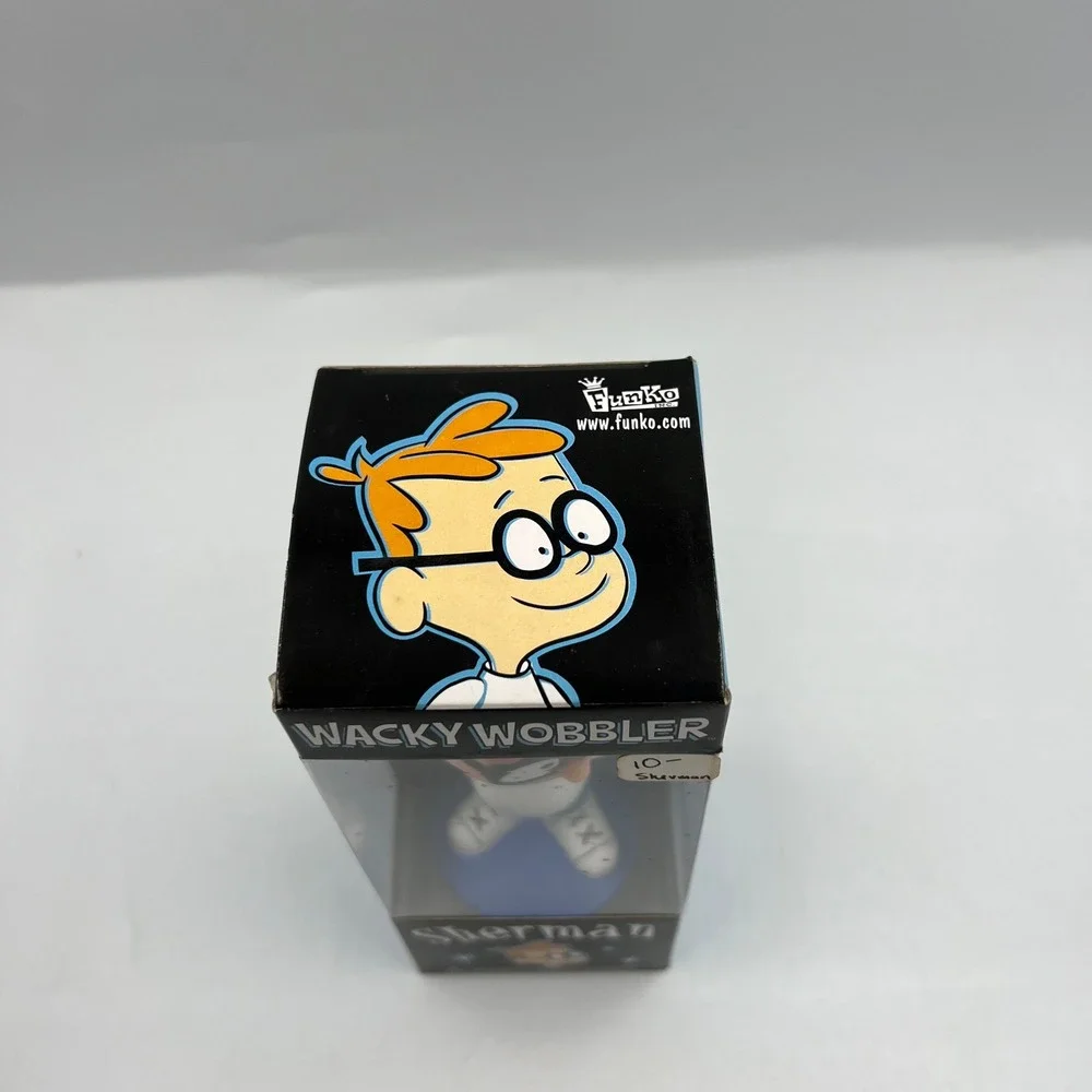 Funko Wacky Wobbler Mr Peabody & Sherman Bobblehead Lot Vintage Rocky Bullwinkle